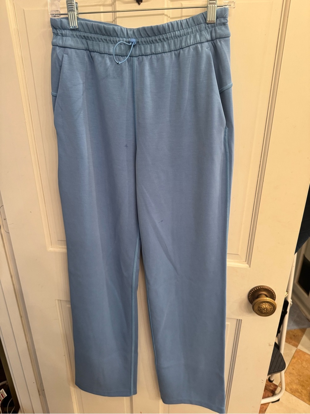 lululemon athletica Light Blue Drawstring Wide-Leg Joggers